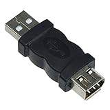 BLUEXIN USB 2.0 A Male to Firewire IEEE 1394 6P Female Adapter Converter Connector