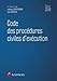 CODE DES PROCEDURES CIVILES D EXECUTION 2018 (CODES BLEUS) by