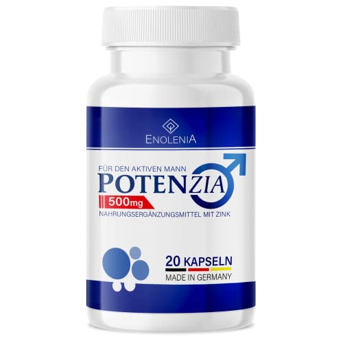 NEU: POTENZIA Kapseln hochdosiert für aktive Männer mit Sofortwirkung – extra stark abgestimmt auf die Bedürfnisse für den Mann - Premium Qualität mit L-Arginin und Zink