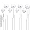 ASENTER-4-Pack-Headphones-Earphones-Earbuds-35mm-Wired-Headphones-Noise-Isolating-Earphones-with-Built-in-Microphon-Volume-Control-Compatible-with-iPhone-6-Plus-SE-5S-4-Samsung-Android-MP3 ASENTER 4 Pack Headphones Earphones Earbuds 3.5mm Wired Headphones Noise Isolating Earphones with Built-in Microphon…
