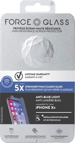 Force Glass Screen Protector Tempered Glass Anti-Blue for iPhone XR - Image 4