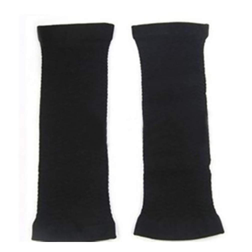 HEALLILY 1 Pair Black Hot Upper Arm Shaper for Women Plus Size for Weight Loss Post Surgical Slimmer Compression Sleeves