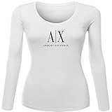 Armani Exchange For 2016 Womens Printed Long Sleeve tops t shirts