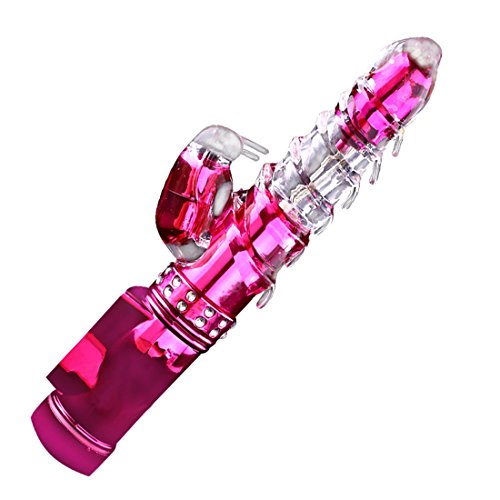 G-Spot Rabbit Dildo Vibrator Clitoris Vagina Stimulator Massager Thrusting and Rotating Adult Sex Toys for Wom