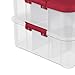Sterilite 24 Compartment Stack & Carry Christmas Ornament Storage Box | 14276604