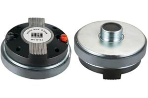 MUSYSIC Pair 800 Watts Titanium Compression Driver 1.35" Screw-On Horn Driver Tweeter for Audio Speakers, 8 Ohms, MU-D134