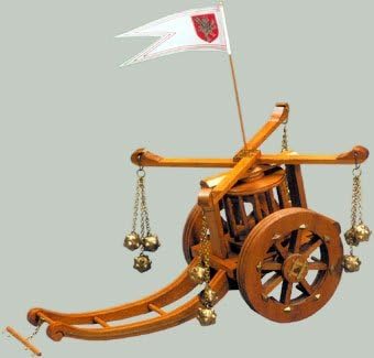 Wooden model cannon kit 815 cannon kit 15th century Leonardo da Vinci of the tank