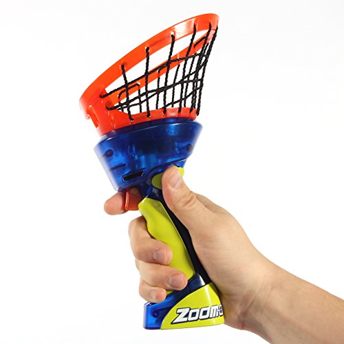 ZoomO Flying Disc Launcher w/Catch Net Catch and Shoot Plastic Discs