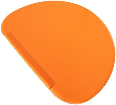 Ultra Cuisine Flexible Bowl and Dough Scraper, Ergonomic Shape and Rounded Edge Bends to Conform to Curve of Any Mixing Bowl
