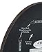 Hamilton Hills 24x36 inch Oval Black Framed Wall Mirror | Large Premium Wooden Mirror for Wall | Floating Bathroom Mirrors for Vanity and Living Room | Hanging Round Mirrors for Wall Decor
