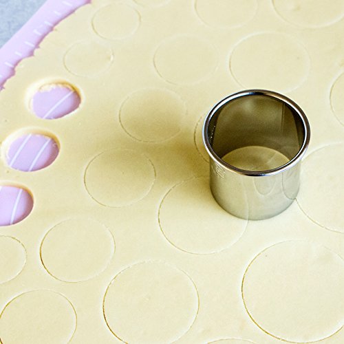 Zicome 11 Piece Round Cookie Cutters, Stainless Steel, Assorted Sizes - Thumbnail 2