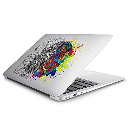 CAROKI New Art Removable Vinyl Decal Sticker Skin for Apple Macbook (Brain 1) - Image 4
