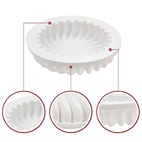Wewin Silicone Flower Shape Mold Baking for Mousse Chocolate Sponge Cakes Moulds Pans Cake Decorating Tools Accessories