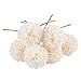 Zerone 6Pcs Artificial Silk Flower Beauty Fake Dandelion Ball for Home Room Wedding Decor
