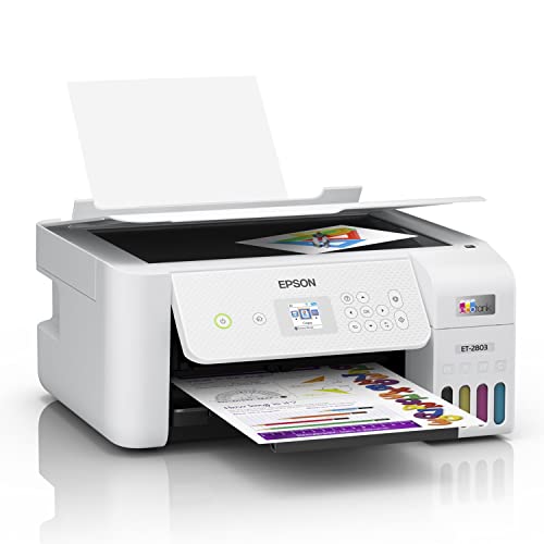 Epson EcoTank ET2803 Wireless Color AllinOne Supertank Inkjet