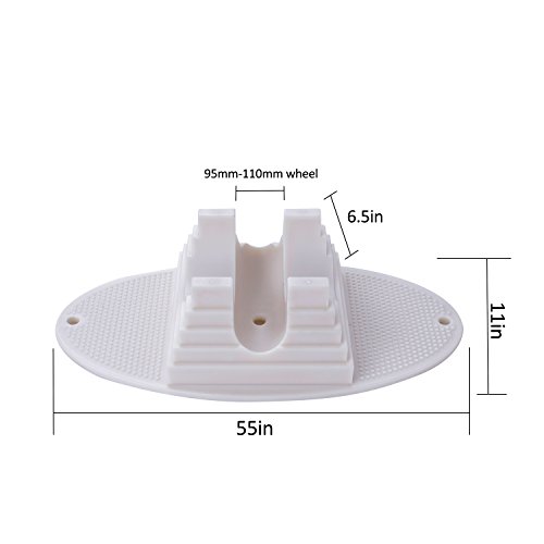 Pro Universal Scooter Stand fit Scooter Brand Fuzion,Razor,Pulse Performance, Madd Gear, Lucky, Vokul,Phoenix, District and Most Major (White) - Thumbnail 2