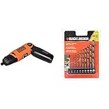 BLACK+DECKER Cordless Screwdriver with Pivoting