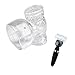 leitai Massager Attachments Massage Accessories Attachment (Clear)