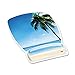 3M Fun Design Clear Gel Mouse Pad with Wrist Rest, 6.8 x 8.6, Beach Design