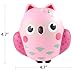 Aolige Jumbo Squishy Kawaii Cute Owl Cream Scented Squishies Slow Rising Decompression Squeeze Toys For Kids or Stress Relief Toy Hop Props, Decorative Props Large