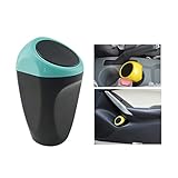 Car Auto Garbage Trash Can Automotive Waste,Office Home Vehicle Car Garbage Rubbish Bin (Blue)