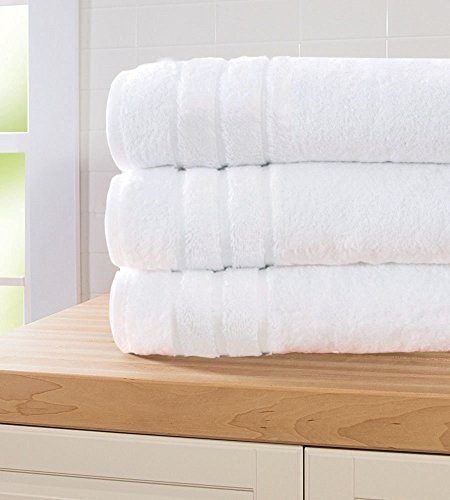 Bamboo Bath Sheet by Cariloha - Highly Absorbent - Odor Resistant - Moisture Wicking (White)