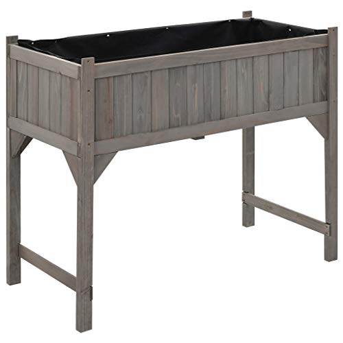vidaXL Tannenholz Massiv Hochbeet Blumenkasten Pflanzkasten Blumentopf Pflanzkübel Gemüsebeet Kräuterbeet Frühbeet… – Bild 8