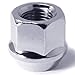 M CARKUMI Mastiff 11309 Open-End, M14x1.5 Thread, Triple-Chrome Finish, Bulge Acorn Lug Nut Set (Pack of 24)