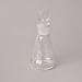 Huaou 50ml Conical Flask with Ground-in Solid Glass Stopper, Pack of 3