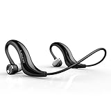 Liger XS300 Bluetooth headphones for iphone 6S, 6, 6 plus, 5, 5s, 5c, Samsung Galaxy S5/S4/S3, Note 3/2, Google Nexus 7 - Black