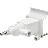 Holicfun Soporte lateral de vinilo, clip lateral ajustable sin taladrar para cámaras de seguridad y paneles solares, compatib