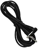 Cable Corp 10' Molded End Instrument Cable, 1/4-Inch Right Angle to Straight, Basic (SC10)