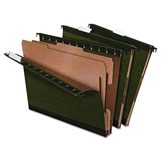 UPC 078787592544 product image for Pendaflex 59254 SureHook Reinforced Hanging Folder, 2 Dividers, Letter, 1/5 Tab, | upcitemdb.com