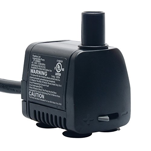 Buy PeakTop 80 GPH Submersible Water Pump with 6' Cord for Aquarium