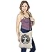 Tree of Life Canvas Crossbody Sling Purse with Tranquil Boho Stripes, Made with Hemp and Cotton, Great For Festivals, Beach, Everyday Wear & More One Size
