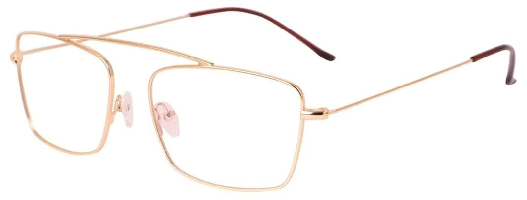 gold transparent glasses