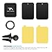 Tech Armor Universal Air Vent Magnetic Car Mount, Quick Snap w/Swivel for iPhone, Galaxy, Google, LG, More - Black