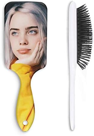 Detangling Cushion Hairbrush Wet and Dry Hair Comb for All Hair Types Rock band Album Cover