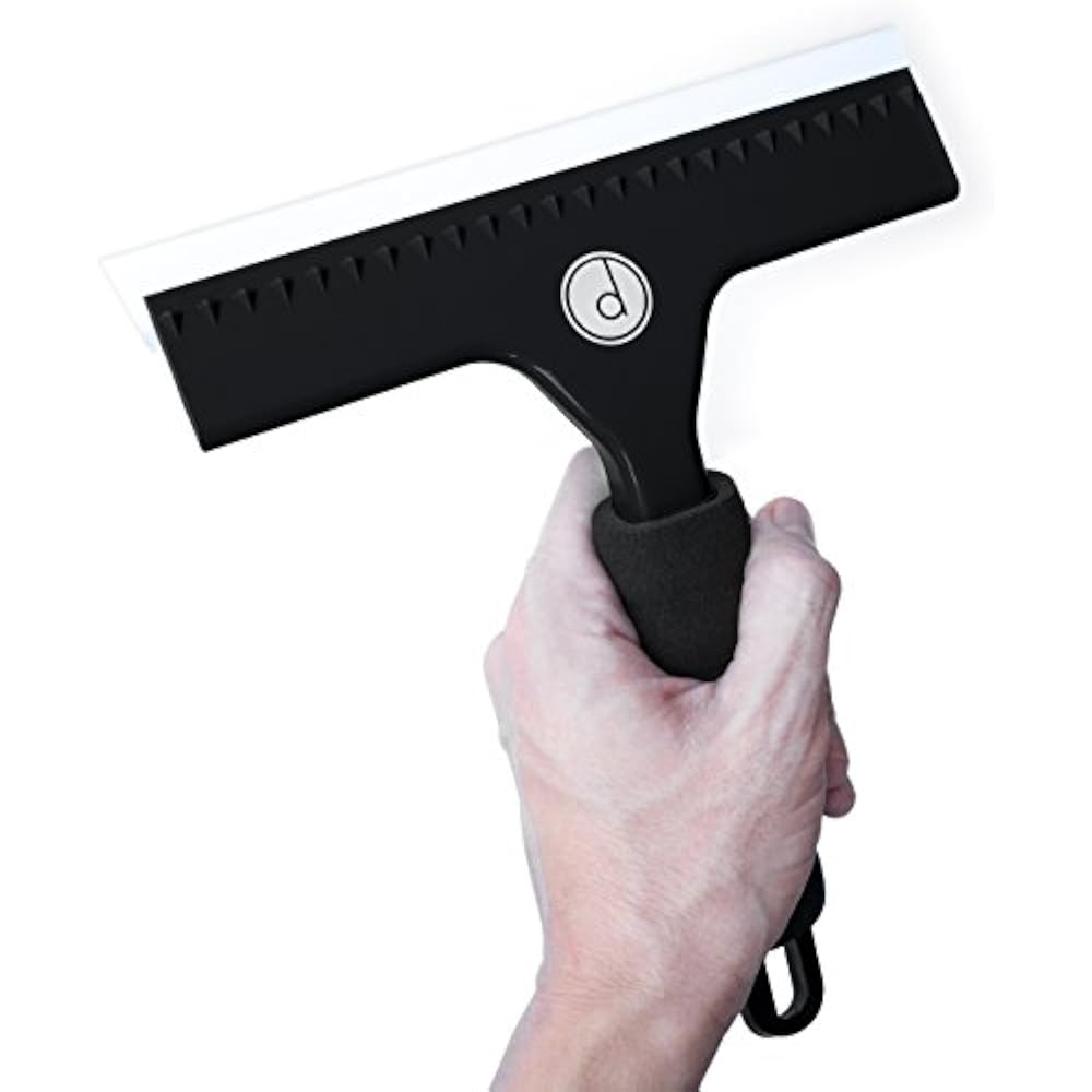 Squeegee For Shower, Window And Car Glass 2 Extra Silicone