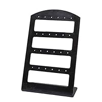 LLtidmsWL Jewelry Stand 24/48 Holes Earrings Display Stand Holder Jewelry Show Rack Acrylic Organizer Black 24