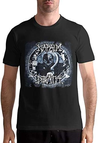 Napalm Death Sports Mens Tops Short Sleeve Pattern T Shirt Black
