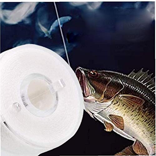 LAANCOO Angelschnur Carp Schnur Zubehör PVA 20M 8 Strands Wasserlösliche schnell auflösende Bandspulen-Tool Weiß – Bild 8