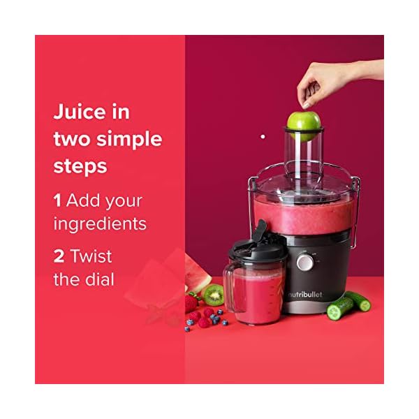 Nutribullet 01515 Centrifugal Juicer, 800 W, Graphite