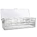 Large Condiment Server - Clear With Removable Compartments and Lid - Safely Chill 5 Types of Condiments on Ice, Easy To Use and Easy To Clean, Serving Tray and Food Organizer