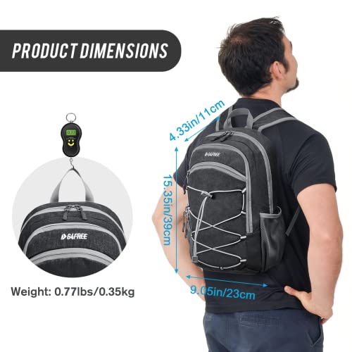 G4Free Kleiner Rucksack 12L Unisex Tagesrucksack Leichter Reiserucksack Wanderrucksack Trekkingrucksack für Wandern Fahrrad thumbnail 3