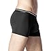 Lapasa Men's Pouch Trunk Micro Modal Low Rise Boxer Brief (Pack of 4 pcs) Light Black S
