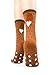 Foot Traffic, Slipper Socks (Brown Fox)