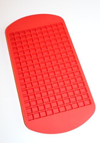 morethan Silicone Ice Cube Tray 160 Mini Ice Cube Tray Red