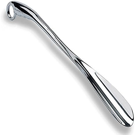 Extra Long Metal Shoe Horn Solid For All Size Shoes Boots with Loop Handle
