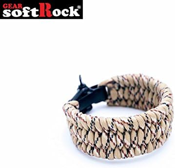 Softrock Gear ST-SRG-PB 550-lbs Paracord Survival Bracelet with Stainless Steel Shackle, 13 colors to choose from
